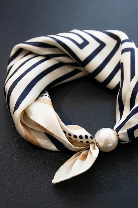 Φουλάρι DELNOZA, Χρώμα: σκούρο μπλε, IVET.EU - Εκπτώσεις έως -80%