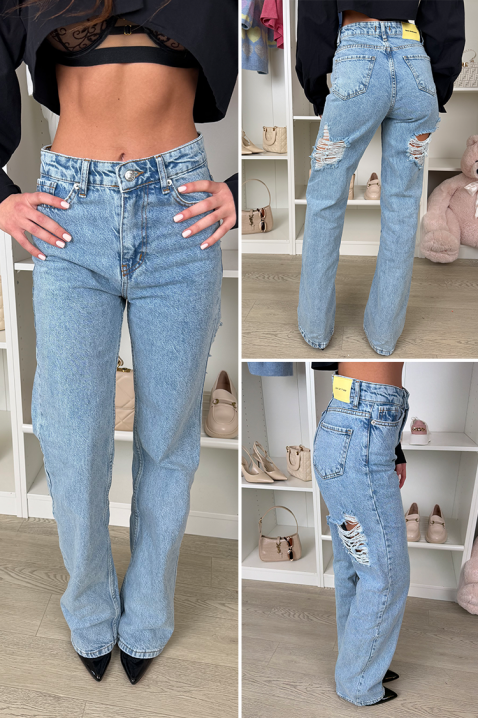 Τζιν DEMINZA, Χρώμα: μπλε, IVET.EU - Εκπτώσεις έως -80%