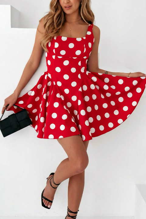 Φόρεμα LIVELDA RED, Χρώμα: κόκκινο, IVET.EU - Εκπτώσεις έως -80%