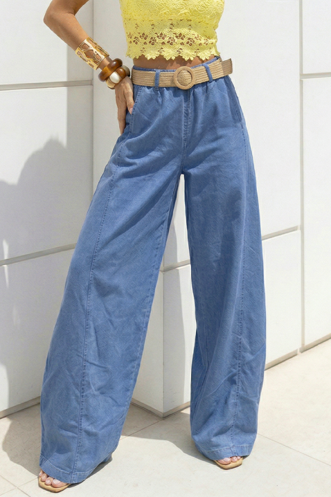 Τζιν GLOREDANA, Χρώμα: Γαλάζιο, IVET.EU - Εκπτώσεις έως -80%