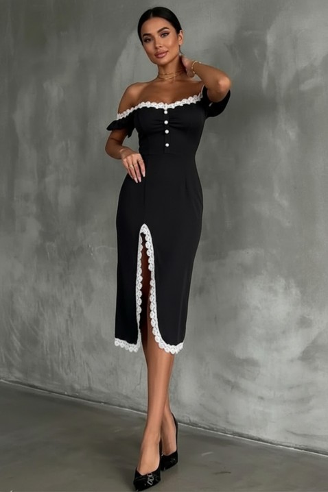 Φόρεμα MRONZELA, Χρώμα: μαύρο, IVET.EU - Εκπτώσεις έως -80%