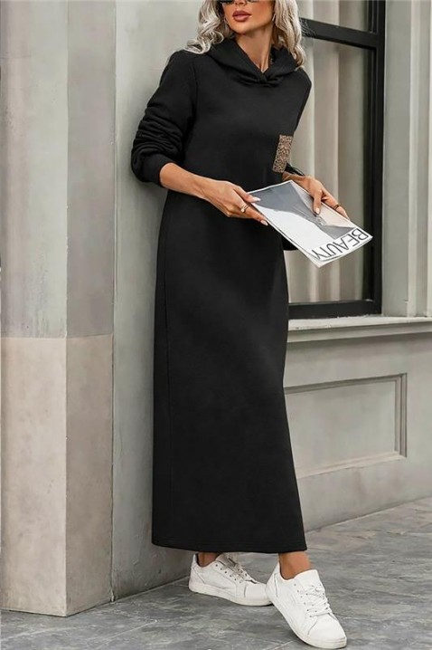 Φόρεμα ASEMDOLA, Χρώμα: μαύρο, IVET.EU - Εκπτώσεις έως -80%