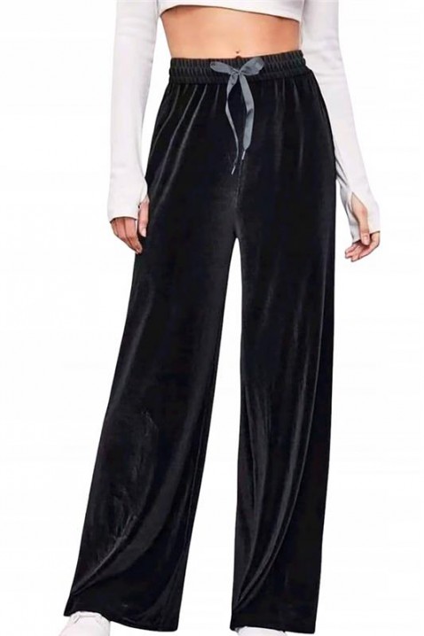 Παντελόνι ZAILINA BLACK, Χρώμα: μαύρο, IVET.EU - Εκπτώσεις έως -80%