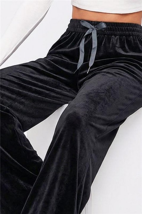 Παντελόνι ZAILINA BLACK, Χρώμα: μαύρο, IVET.EU - Εκπτώσεις έως -80%