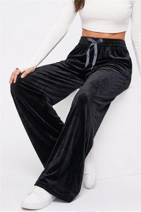 Παντελόνι ZAILINA BLACK, Χρώμα: μαύρο, IVET.EU - Εκπτώσεις έως -80%