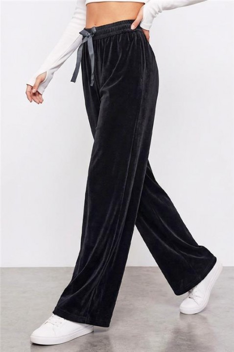 Παντελόνι ZAILINA BLACK, Χρώμα: μαύρο, IVET.EU - Εκπτώσεις έως -80%