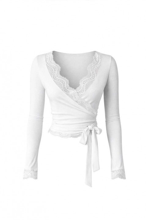 Γυναικεία μπλούζα VERSIDRA WHITE, Χρώμα: άσπρο, IVET.EU - Εκπτώσεις έως -80%