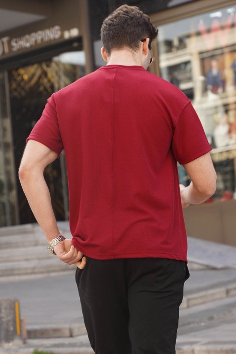 Ανδρικό μπλουζάκι LOMENZO RED, Χρώμα: κόκκινο, IVET.EU - Εκπτώσεις έως -80%