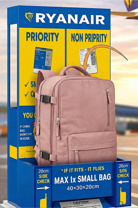 Τσάντα χειραποσκευών Ryanair ROLNEZA PUDRA, Χρώμα: πούδρα, IVET.EU - Εκπτώσεις έως -80%