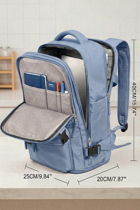 Τσάντα χειραποσκευών Ryanair ROLNEZA SKY, Χρώμα: Γαλάζιο, IVET.EU - Εκπτώσεις έως -80%