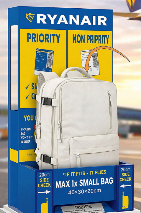 Τσάντα χειραποσκευών Ryanair ROLNEZA ECRU, Χρώμα: εκρού, IVET.EU - Εκπτώσεις έως -80%