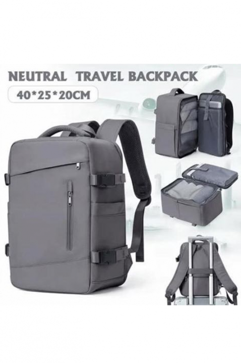 Τσάντα χειραποσκευών WINZONA GREY - για Ryanair/Wizz Air, Χρώμα: γκρι, IVET.EU - Εκπτώσεις έως -80%