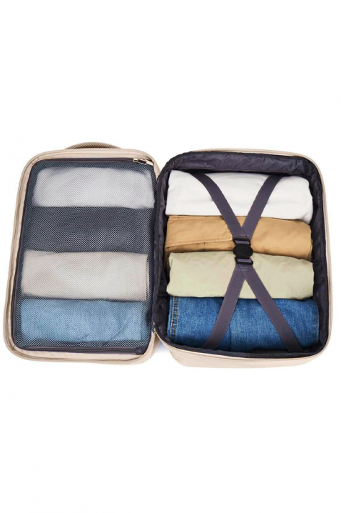 Τσάντα χειραποσκευών WINZONA ECRU - για Ryanair/Wizz Air, Χρώμα: εκρού, IVET.EU - Εκπτώσεις έως -80%