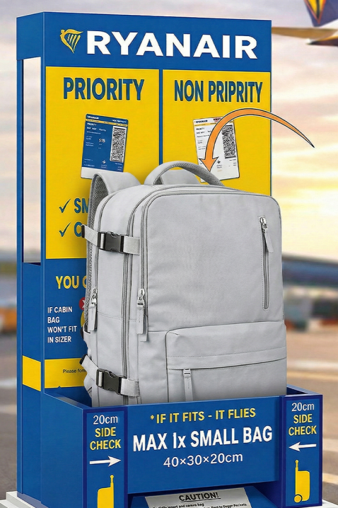 Τσάντα χειραποσκευών Ryanair ROLNEZA GREY, Χρώμα: γκρι, IVET.EU - Εκπτώσεις έως -80%