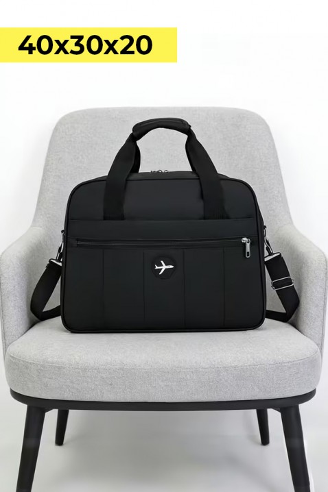 Τσάντα για χειραποσκευές WINDINZA BLACK - κατάλληλη για Ryanair/Wizz Air, Χρώμα: μαύρο, IVET.EU - Εκπτώσεις έως -80%