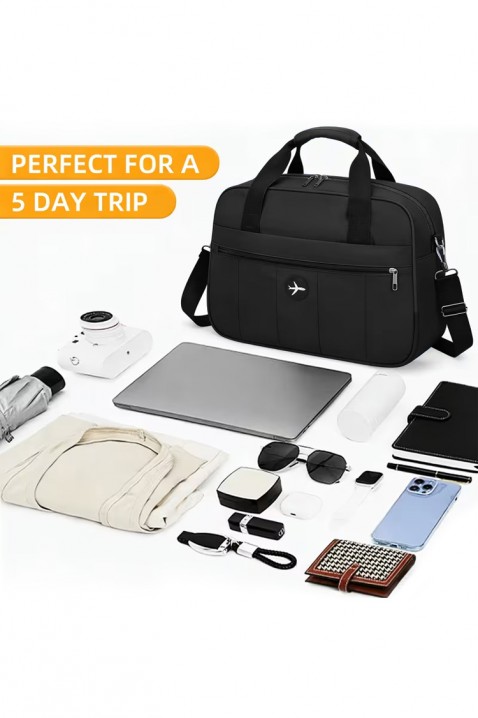 Τσάντα για χειραποσκευές WINDINZA BLACK - κατάλληλη για Ryanair/Wizz Air, Χρώμα: μαύρο, IVET.EU - Εκπτώσεις έως -80%