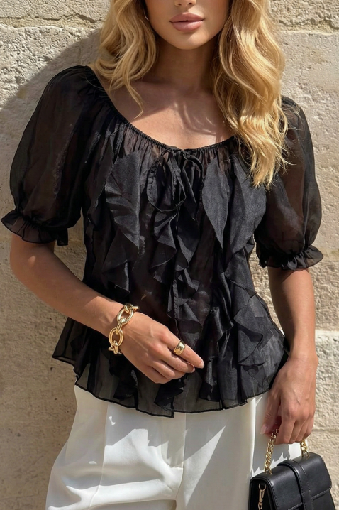 Τοπ TAROLIA BLACK, Χρώμα: μαύρο, IVET.EU - Εκπτώσεις έως -80%