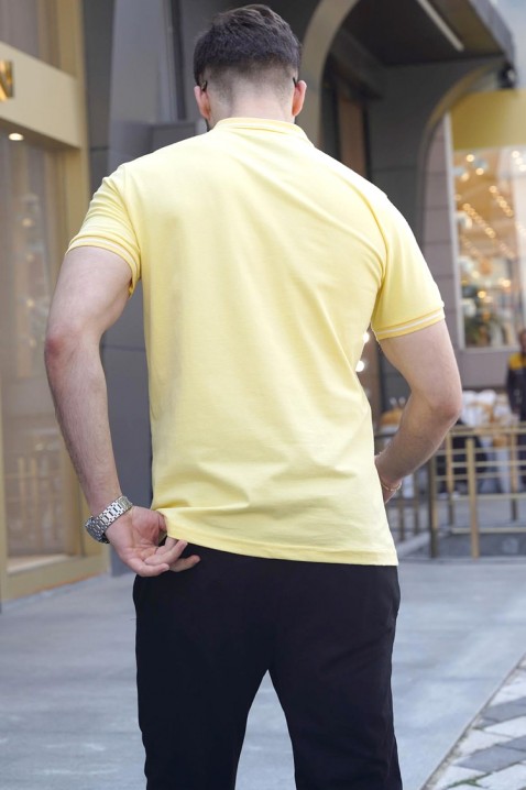 Ανδρικό μπλουζάκι RILONZO YELLOW, Χρώμα: κίτρινο, IVET.EU - Εκπτώσεις έως -80%