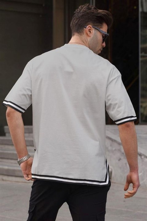 Ανδρικό μπλουζάκι VLOMENZO GREY, Χρώμα: γκρι, IVET.EU - Εκπτώσεις έως -80%