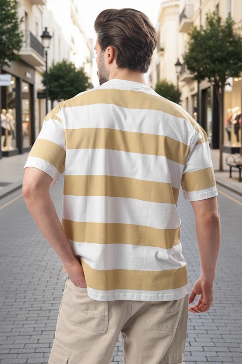 Ανδρικό μπλουζάκι RELDONZO BEIGE, Χρώμα: μπεζ, IVET.EU - Εκπτώσεις έως -80%