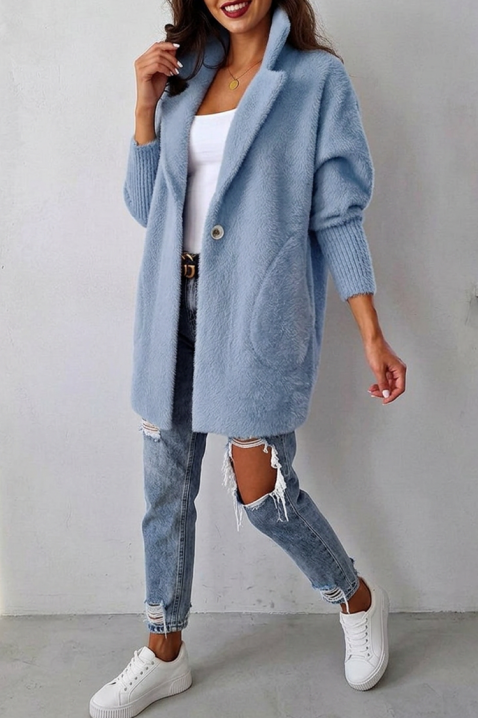 Πανωφόρι LIORMEA PINK, Χρώμα: Γαλάζιο, IVET.EU - Εκπτώσεις έως -80%