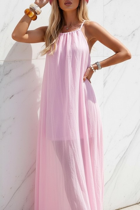 Φόρεμα LONZELA PUDRA, Χρώμα: πούδρα, IVET.EU - Εκπτώσεις έως -80%