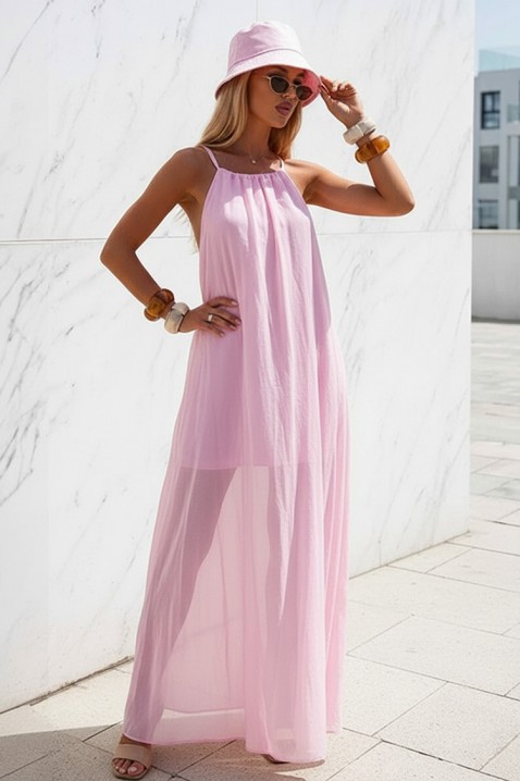 Φόρεμα LONZELA PUDRA, Χρώμα: πούδρα, IVET.EU - Εκπτώσεις έως -80%