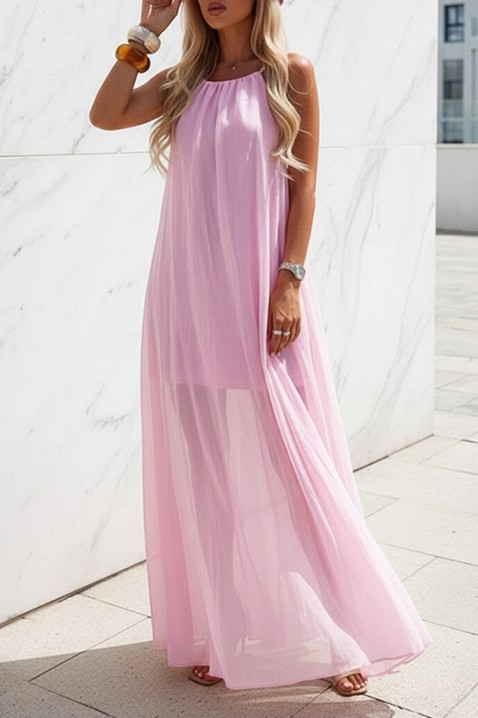 Φόρεμα LONZELA PUDRA, Χρώμα: πούδρα, IVET.EU - Εκπτώσεις έως -80%