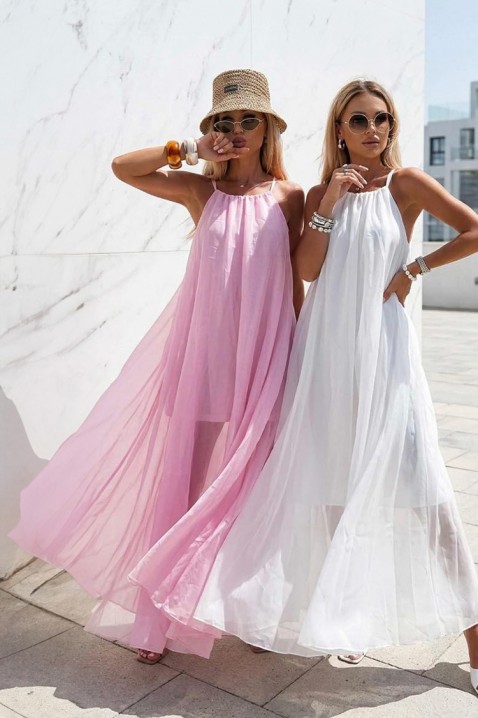 Φόρεμα LONZELA PUDRA, Χρώμα: πούδρα, IVET.EU - Εκπτώσεις έως -80%