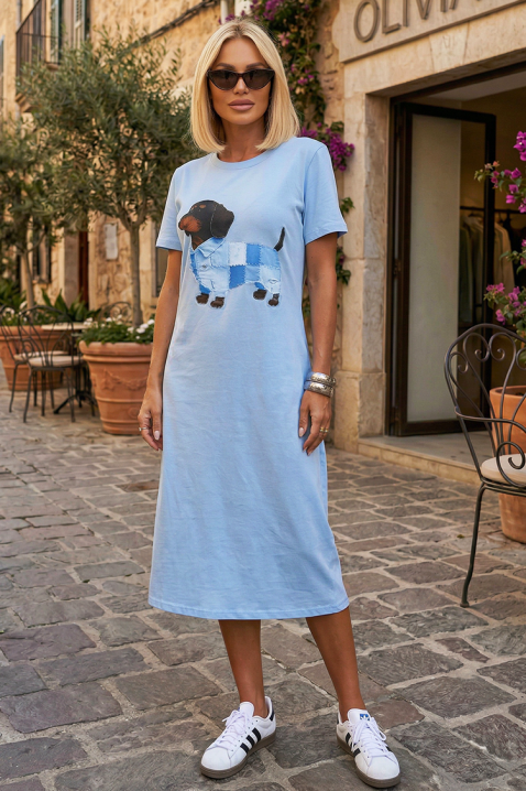 Φόρεμα BELIOLA SKY, Χρώμα: Γαλάζιο, IVET.EU - Εκπτώσεις έως -80%