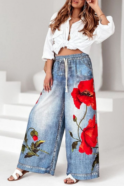 Τζιν ZENDELZA, Χρώμα: Γαλάζιο, IVET.EU - Εκπτώσεις έως -80%