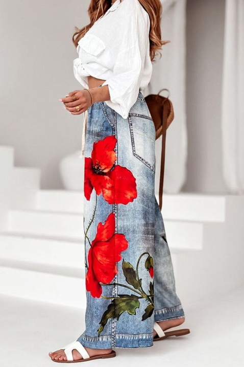 Τζιν ZENDELZA, Χρώμα: Γαλάζιο, IVET.EU - Εκπτώσεις έως -80%