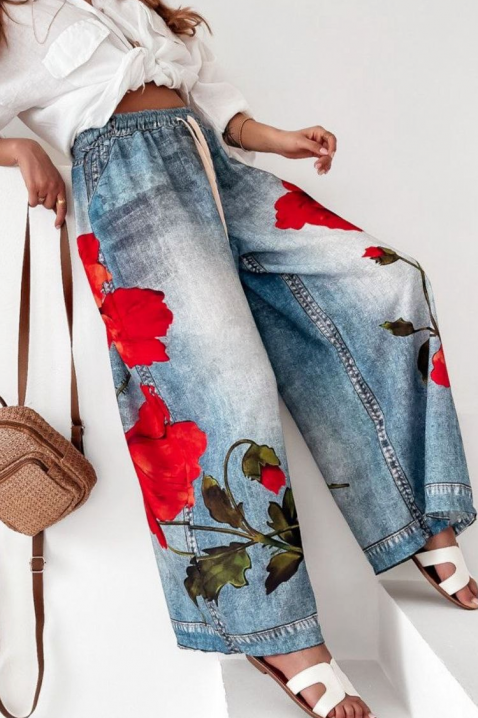 Τζιν ZENDELZA, Χρώμα: Γαλάζιο, IVET.EU - Εκπτώσεις έως -80%