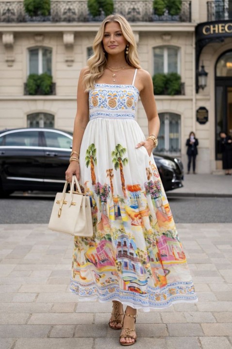 Φόρεμα DELONDRA, Χρώμα: χρωματιστό, IVET.EU - Εκπτώσεις έως -80%