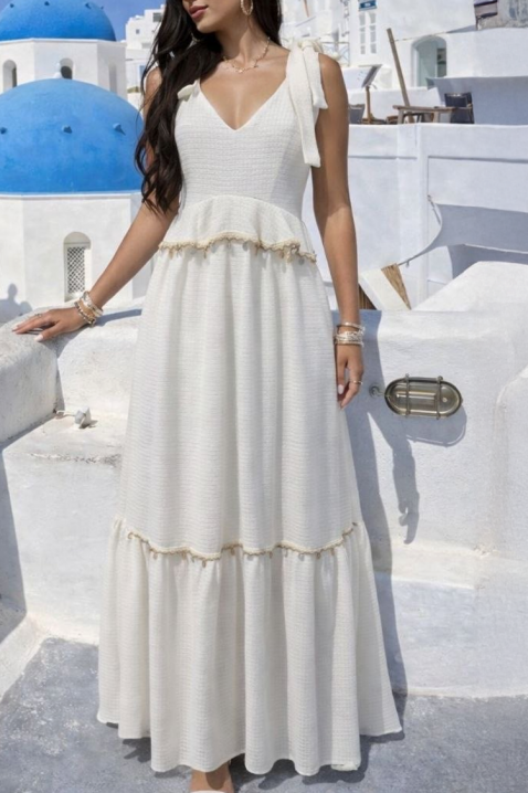 Φόρεμα SEMARELDA, Χρώμα: άσπρο, IVET.EU - Εκπτώσεις έως -80%