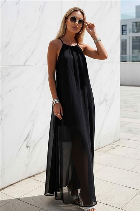 Φόρεμα LONZELA BLACK, Χρώμα: μαύρο, IVET.EU - Εκπτώσεις έως -80%