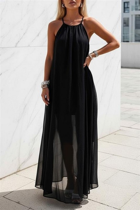 Φόρεμα LONZELA BLACK, Χρώμα: μαύρο, IVET.EU - Εκπτώσεις έως -80%