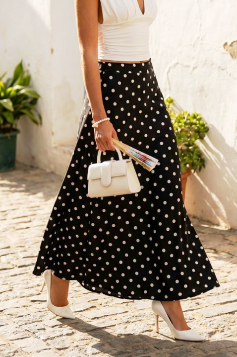 Φούστα MOLARZA BLACK, Χρώμα: μαύρο, IVET.EU - Εκπτώσεις έως -80%