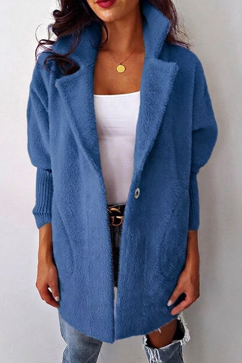 Πανωφόρι LIORMEA BLUE, Χρώμα: μπλε, IVET.EU - Εκπτώσεις έως -80%
