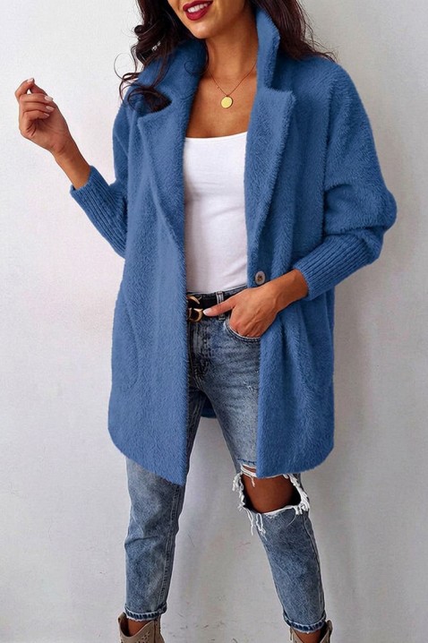 Πανωφόρι LIORMEA BLUE, Χρώμα: μπλε, IVET.EU - Εκπτώσεις έως -80%