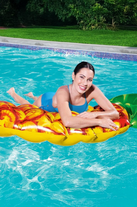 Φουσκωτό στρώμα παραλίας με σχέδιο ανανά SUMMERTIMEIVET.EU - Εκπτώσεις έως -80%
