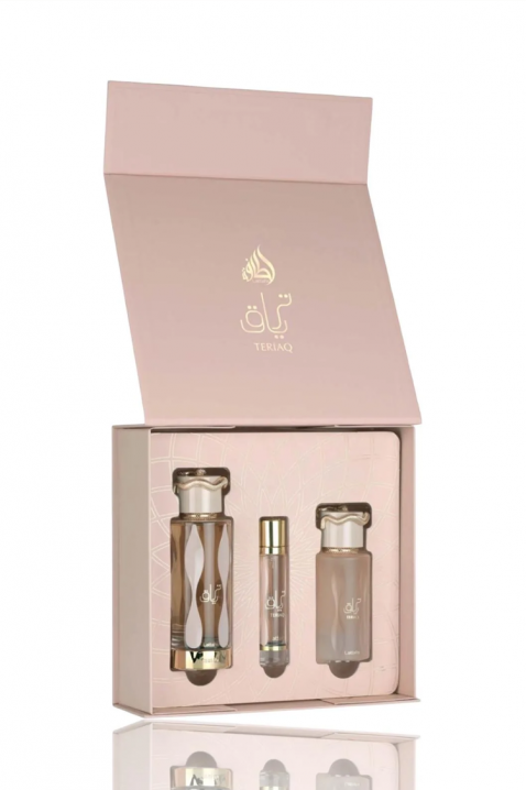 Unisex αραβικό σετ Lattafa Teriaq EDP 100 ml + EDP 12 ml + Hair Mist 50 mlIVET.EU - Εκπτώσεις έως -80%