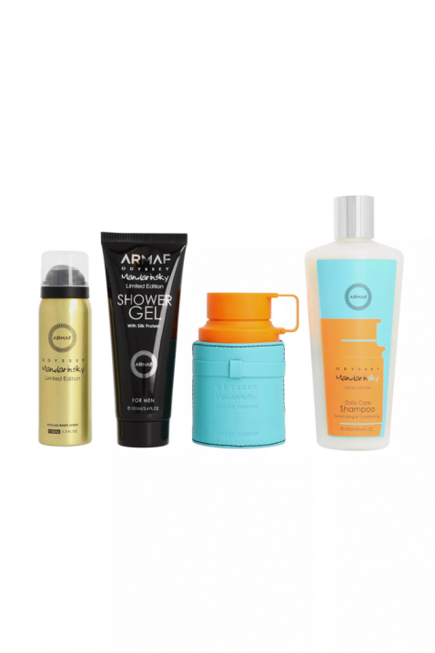 Ανδρικό αραβικό σετ Armaf Odyssey Mandarine Sky EDP 100 ml + άρωμα σπρέι σώματος 50 ml + αφρόλουτρο 100 ml + σαμπουάν 100 mlIVET.EU - Εκπτώσεις έως -80%