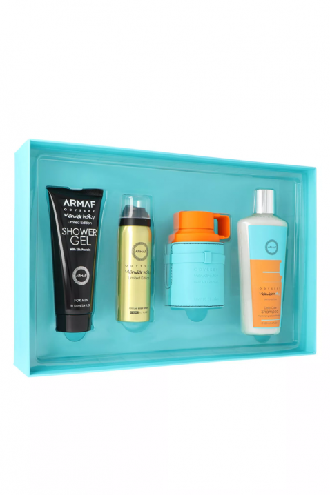Ανδρικό αραβικό σετ Armaf Odyssey Mandarine Sky EDP 100 ml + άρωμα σπρέι σώματος 50 ml + αφρόλουτρο 100 ml + σαμπουάν 100 mlIVET.EU - Εκπτώσεις έως -80%