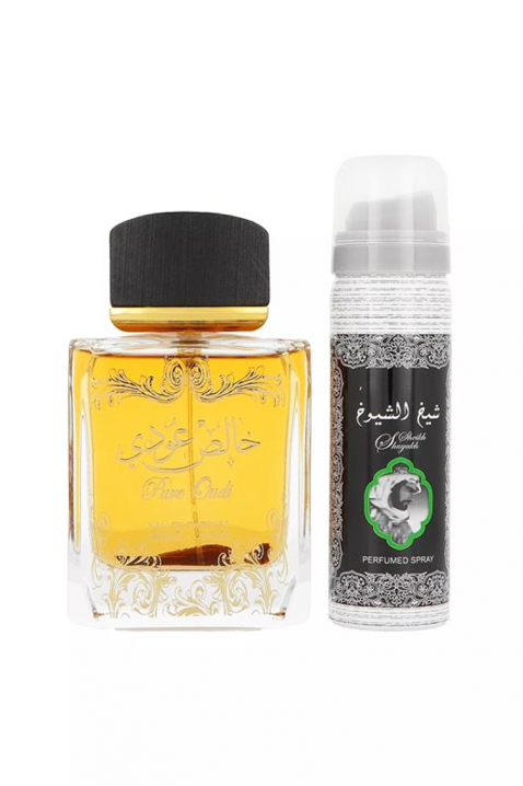 Unisex αραβικό σετ Lattafa Pure Oudi Edp 100 ml + Deodorant 50 mlIVET.EU - Εκπτώσεις έως -80%