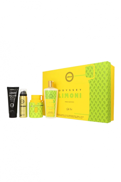 Unisex αραβικό σετ Armaf Odyssey Limoni Fresh Edition Edp 100 ml + Perfume Body Spray 50 ml + Shower Gel 100 ml + Shampoo 250 mlIVET.EU - Εκπτώσεις έως -80%