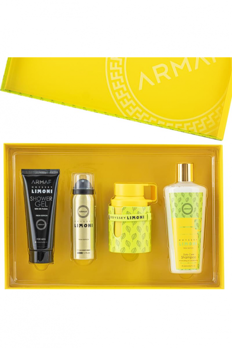 Unisex αραβικό σετ Armaf Odyssey Limoni Fresh Edition Edp 100 ml + Perfume Body Spray 50 ml + Shower Gel 100 ml + Shampoo 250 mlIVET.EU - Εκπτώσεις έως -80%