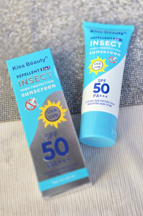Kiss Beauty Insect 2 σε 1, αντικουνουπικό και αντηλιακή κρέμα 60 mlIVET.EU - Εκπτώσεις έως -80%
