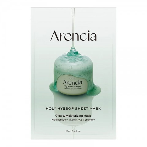 ARENCIA Holy Hyssop Sheet Mask 27 mlIVET.EU - Εκπτώσεις έως -80%