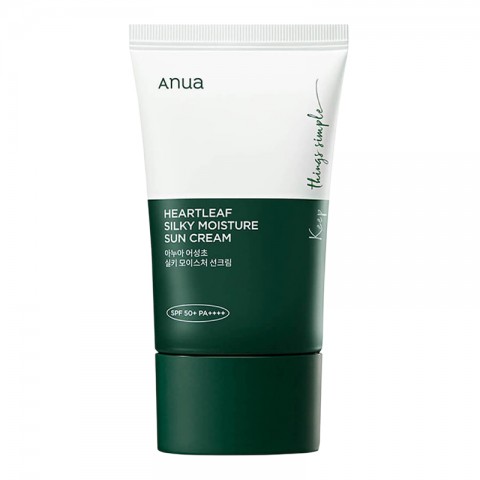 ANUA Heartleaf Silky Moisture Sun Cream SPF50+ PA++++ 50 mlIVET.EU - Εκπτώσεις έως -80%
